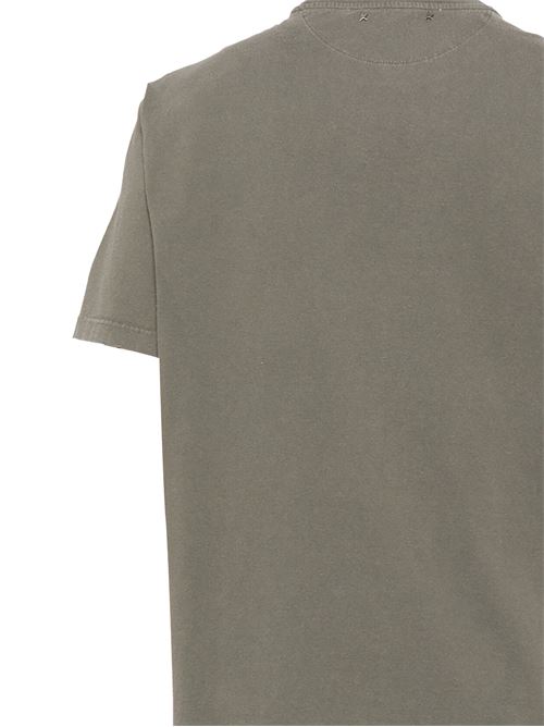 Dust olive green t-shirt GOLDEN GOOSE | GMP01220P00067135479